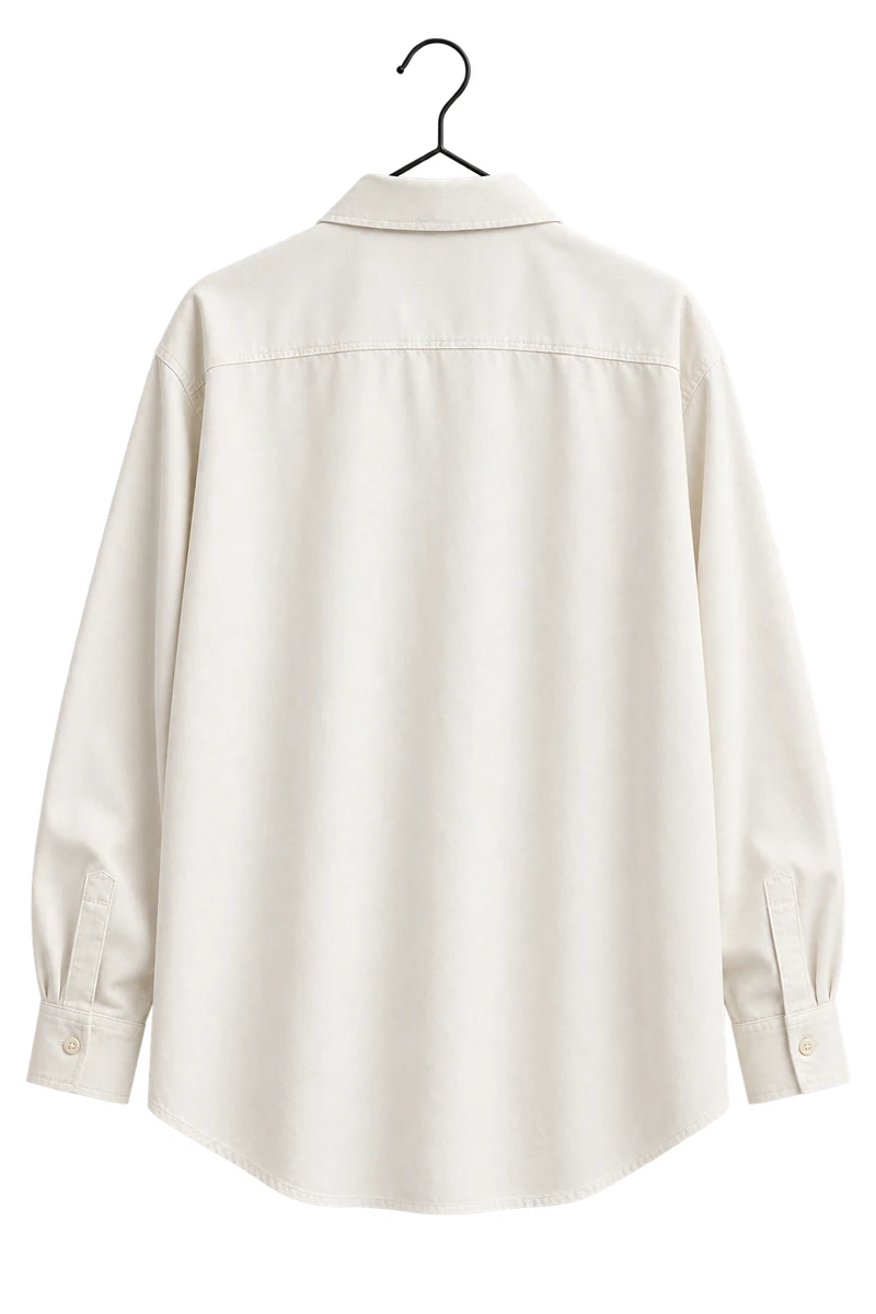 Nino Clothiers ivory shirt back
