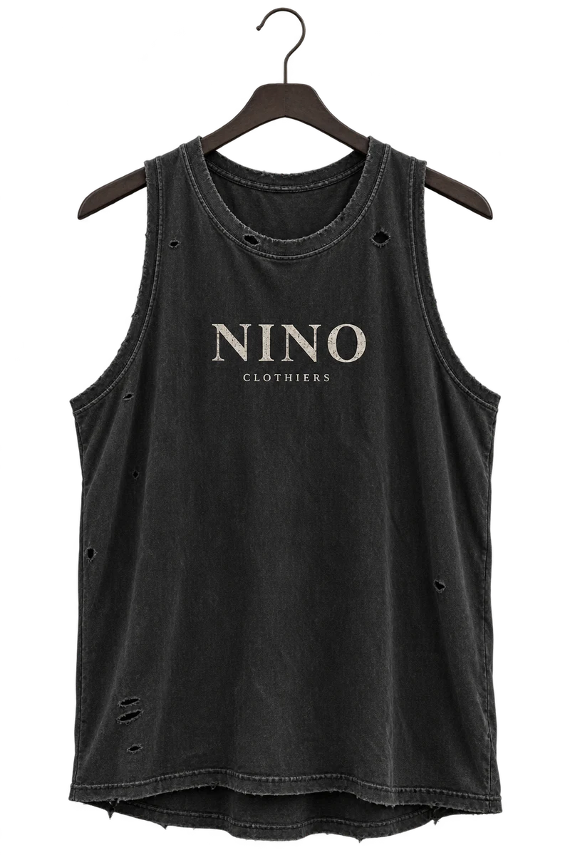 Nino Clothiers noir tank front